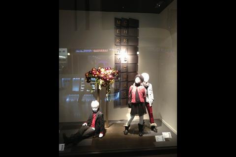 Zara Christmas window display